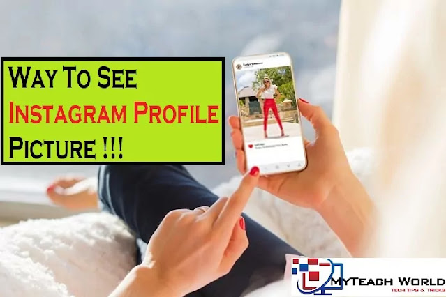 {4 Method} How To See Instagram Profile Picture - 2021