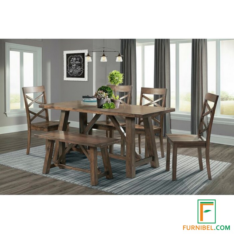 Set Meja Makan Minimalis Idul Fitri 2021 Kayu Solid Set Meja Makan Minimalis Idul Fitri 2021 Kayu Solid