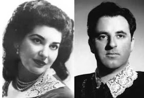 Carlo Bergonzi and Maria Callas (left) performed together at the Metropolitan Opera