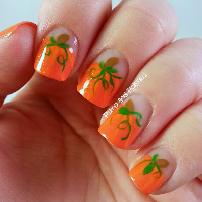 Plump and Polished: Falling for Nail Art: Great Pumpkin