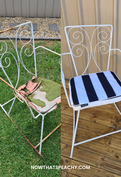 How To Upcycle Vintage Outdoor Patio, Retro Patio Chair Cushions