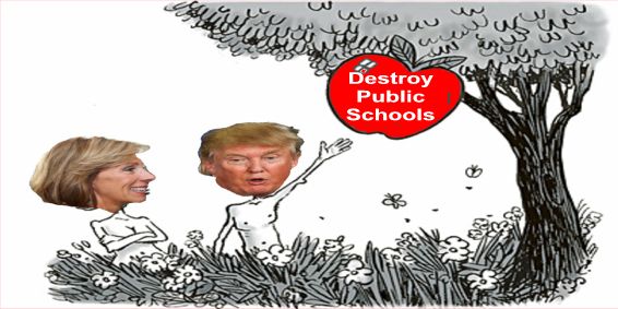 Image result for big education ape trump devos wrecking ball