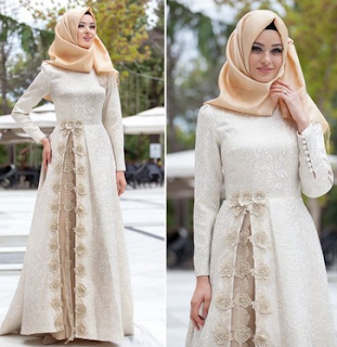 model baju gamis lebaran elegan model baju gamis lebaran elegan