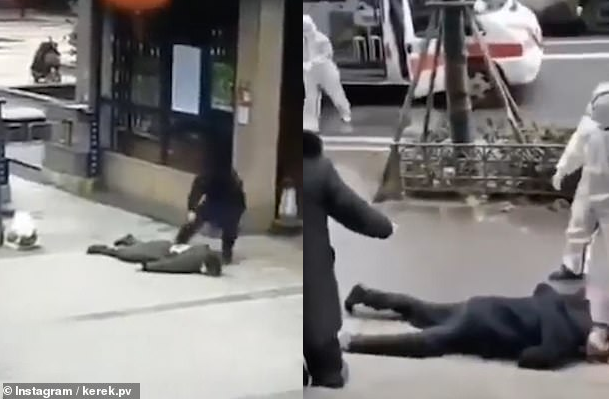 Disturbing VIDEO Purportedly Shows People Collapsing Suddenly in the Streets of Wuhan Due to The Corona Virus