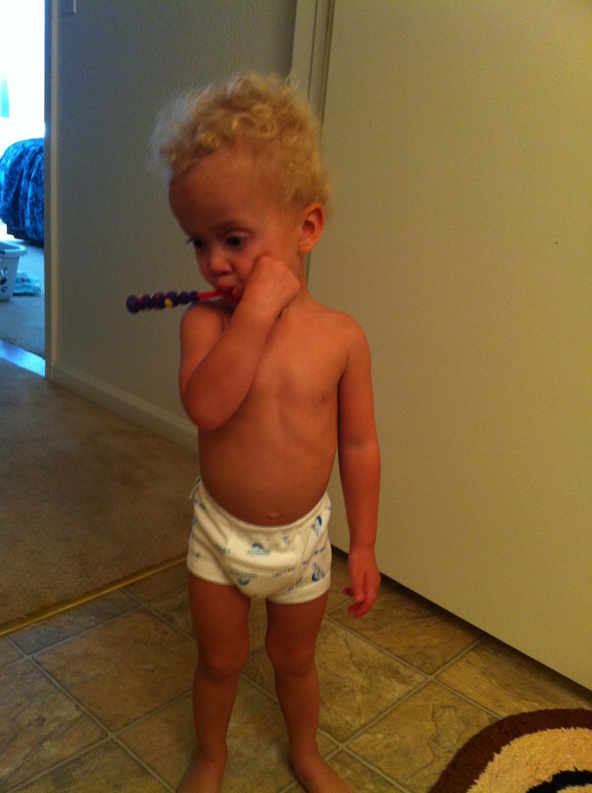 Double Baby Blog Look who's in big boy underwear!