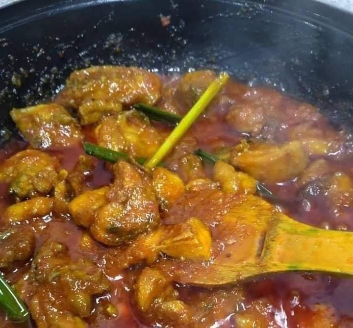 Resepi ayam pedas pandan.Boleh DiBuat Untuk Makan Tengahari