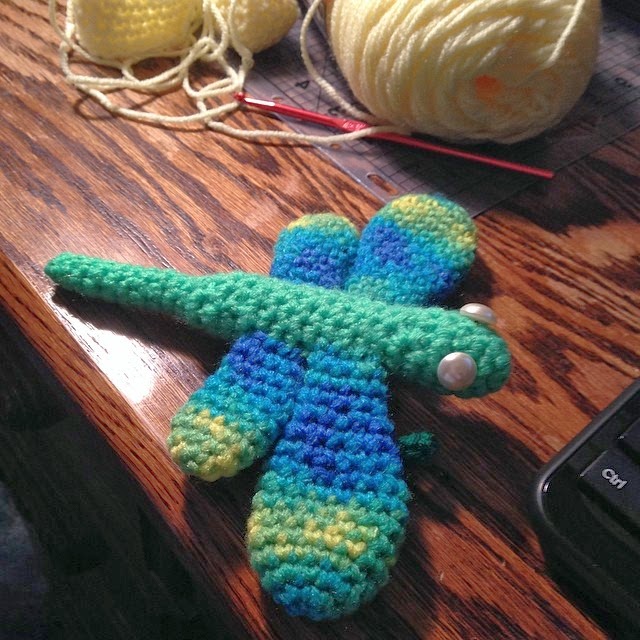11+ Stunning Free Crochet Dragonfly Patterns (easy and fun!) Little World of Whimsy