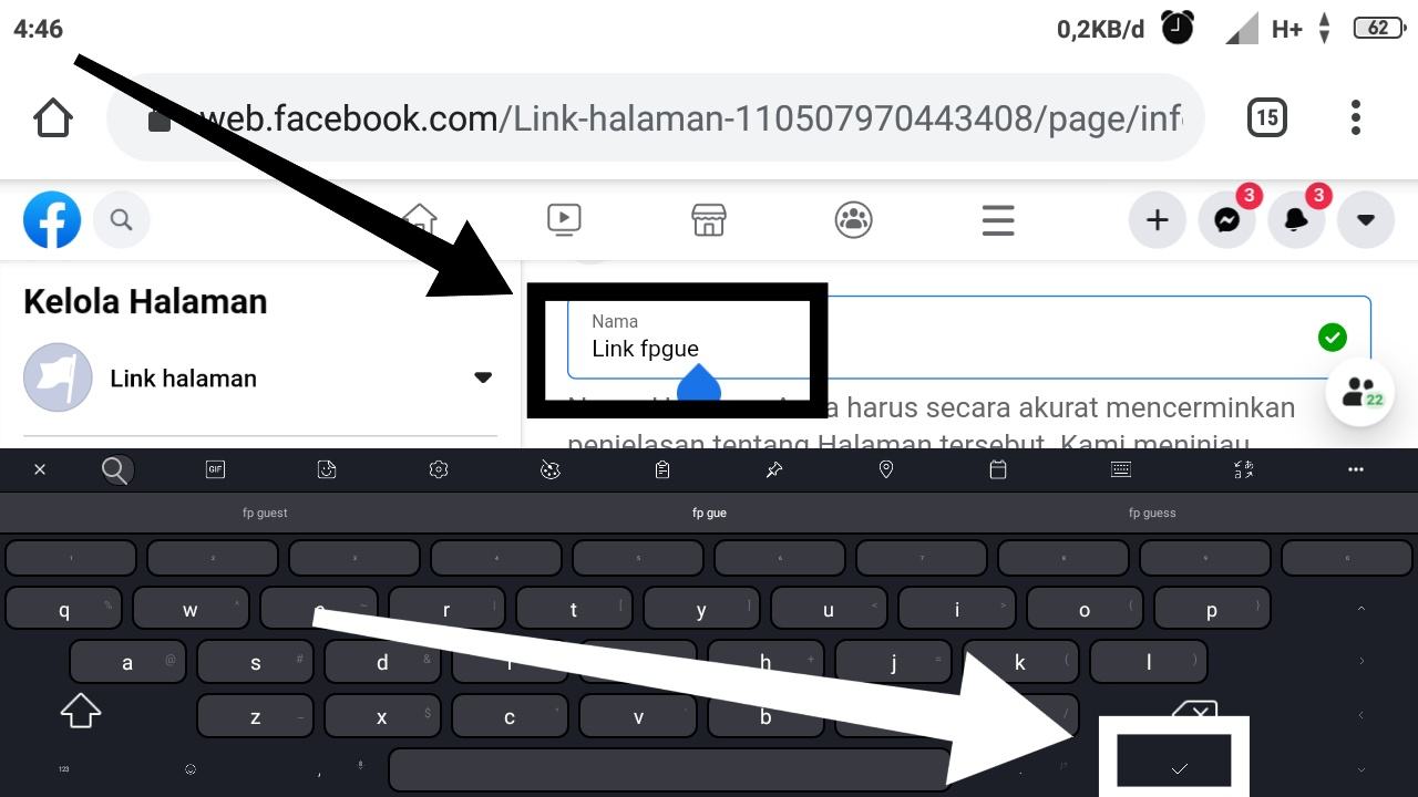 Cara menghapus Halaman Facebook