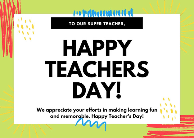 Celebrate Teachers' Day  | Teachers' Day 2020