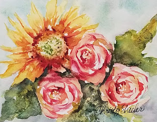Favorite Combination Bouquet  © 2020 Christy Sheeler Artist  All Rights Reserved.