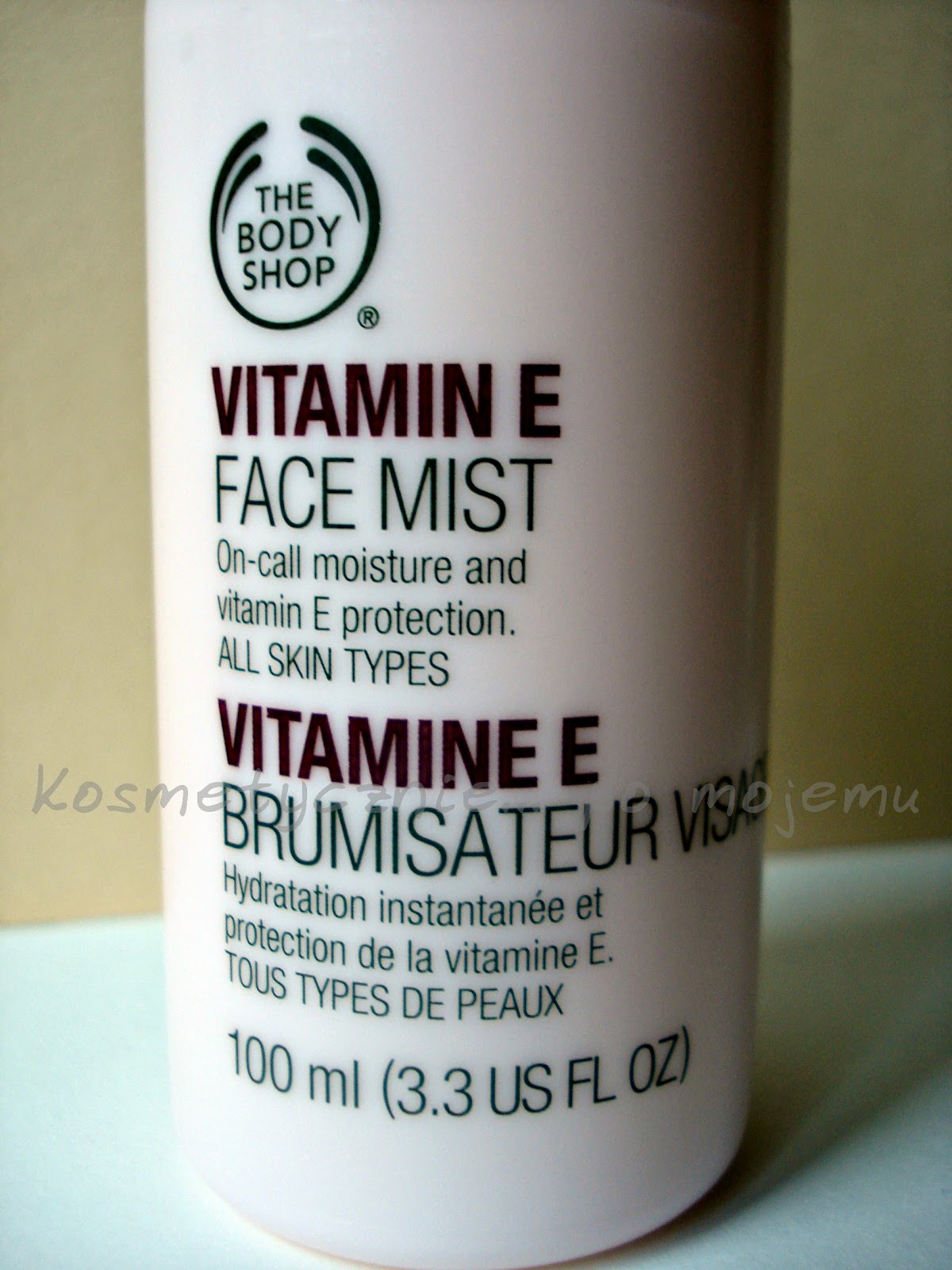 Kosmetycznie... po mojemu The Body Shop Vitamin E Face Mist