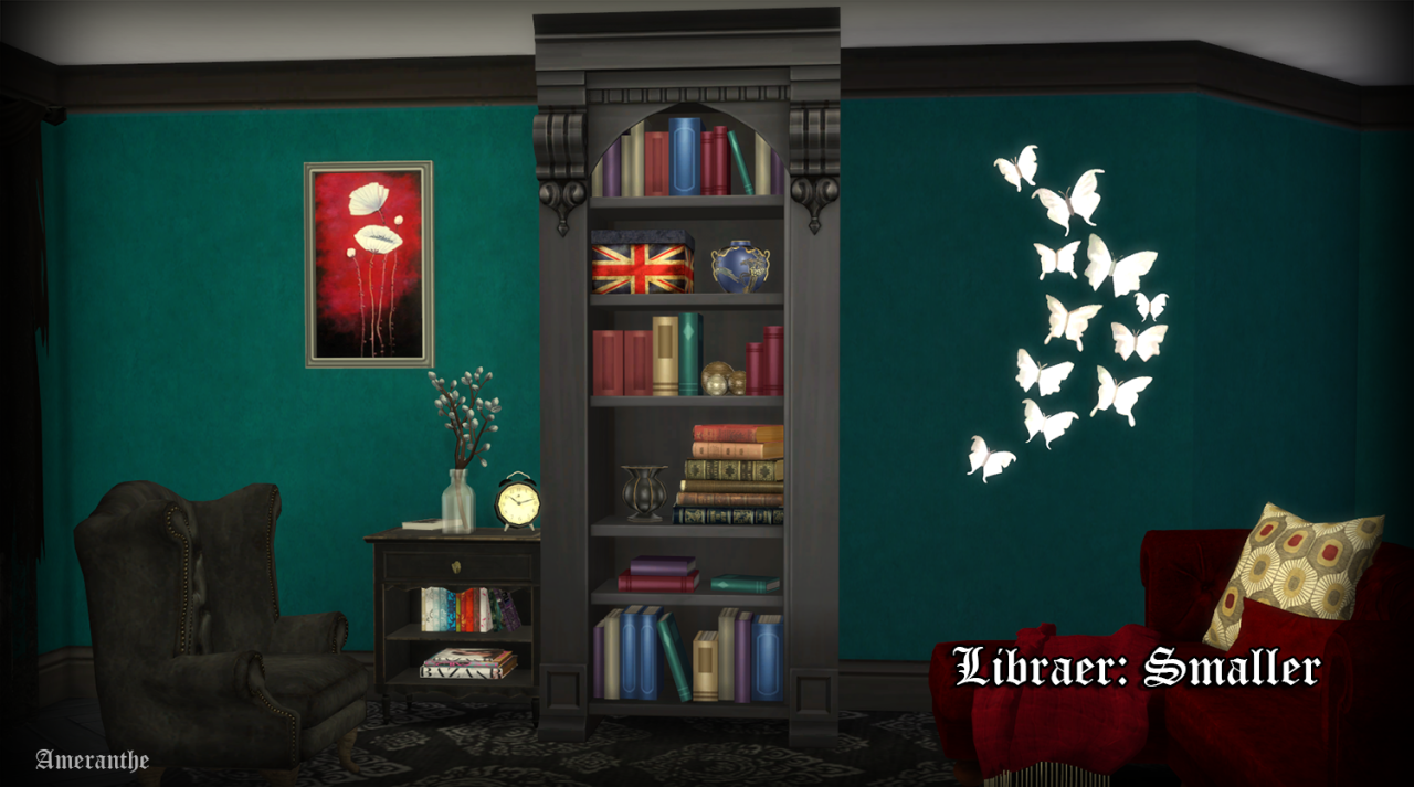 Sims 4 Bookcase Door CC