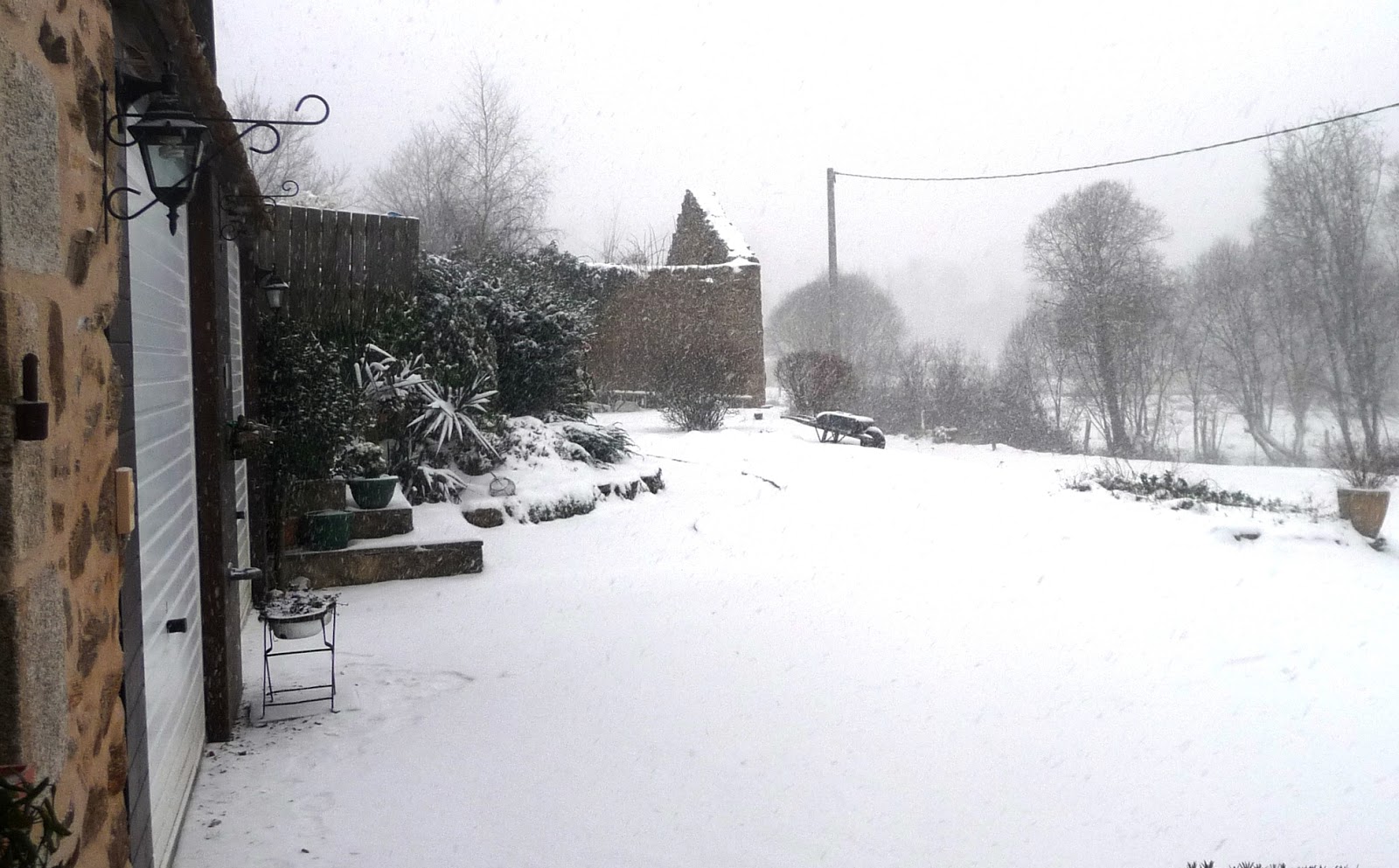 Barbara Lilian in France. Some snowy scenes in France