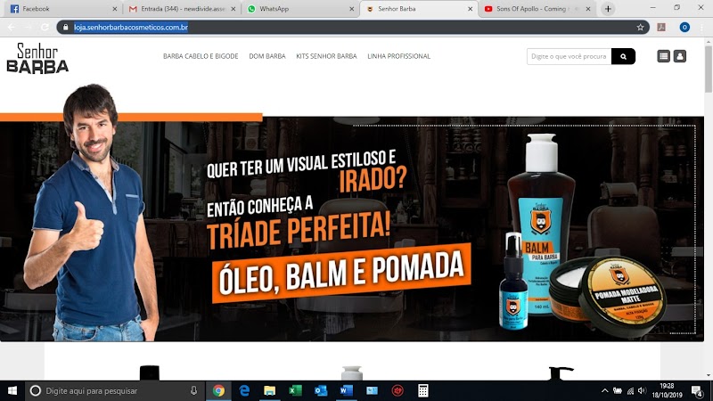 Senhor Barba Cosméticos lança seu e-commerce Senhor Barba Cosméticos lança seu e-commerce