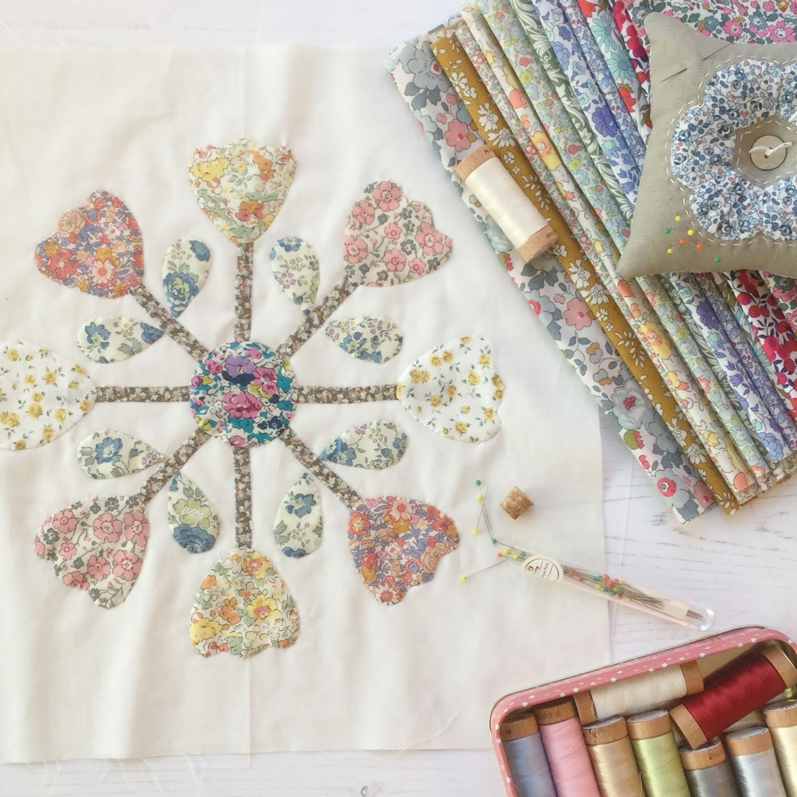 A little happy tutorial Needle Turn Applique A Little Happy Place