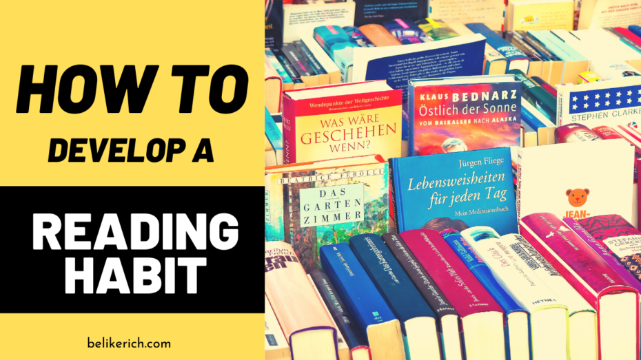 How to Develop a Reading Habit