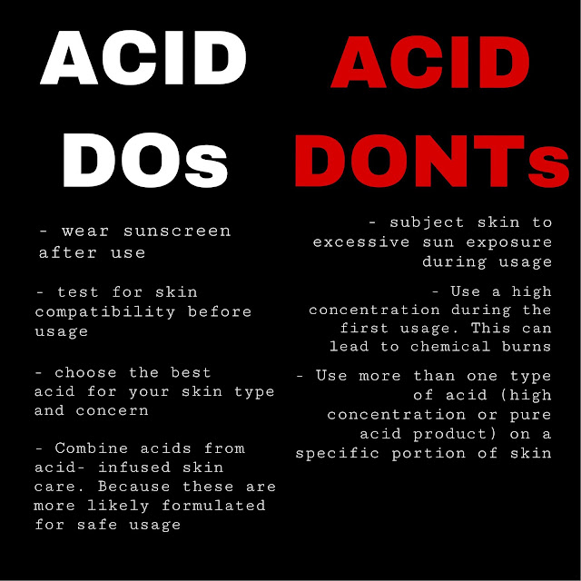 ACIDS IN SKIN CARE Ingredient of the week + Benefits and Products