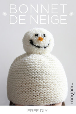 Diy Bonnet de neige tricoté