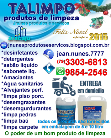 jnunes produtos de limpeza #aracaju