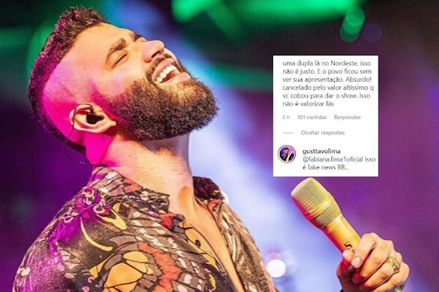 Sertanejo Gusttavo Lima se pronuncia sobre polêmica de cachê altíssimo