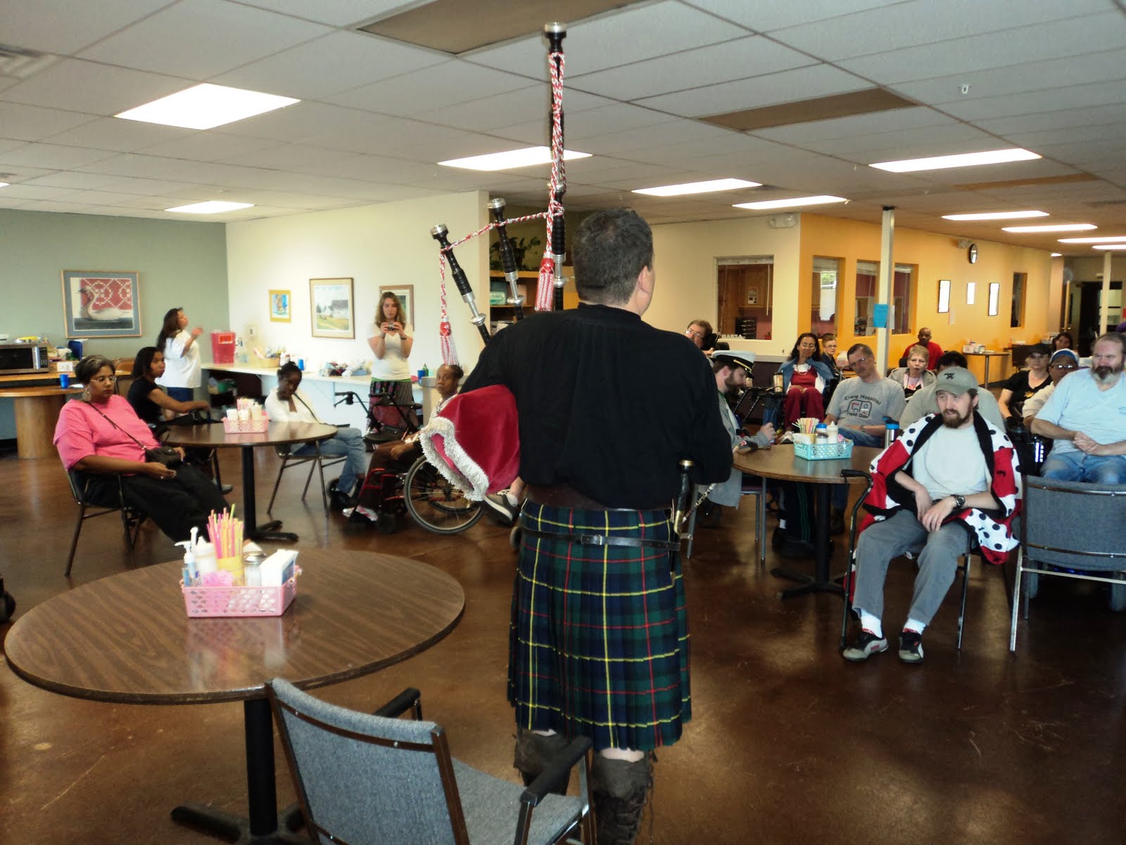 The KADEP Blog "Colorado's Only Open Bagpiper" visits KADEP
