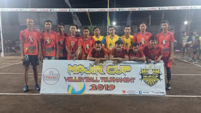 Perdana, Turnamen Bola Voli "Majir Cup 2019" Resmi Dimulai