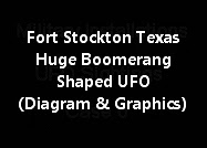 Fort Stockton Texas A Huge Boomerang Shaped UFO (Diagram And Graphics)