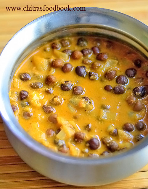 black chana kurma