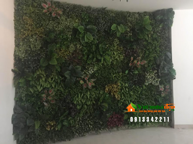 Thi Công tường cây giả - Đẹp như tường cây thật - 6