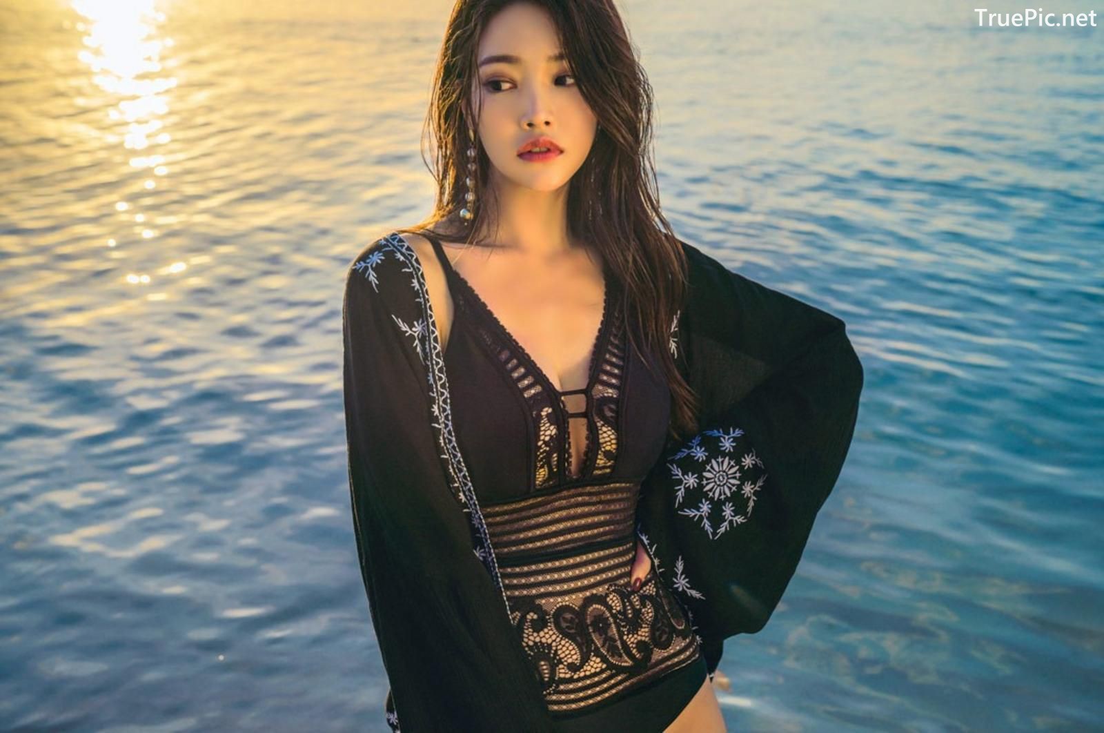 Image Korean Fashion Model - Park Jung Yoon - Summer Beachwear Collection - TruePic.net - Picture-11