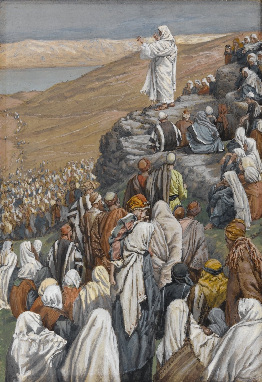 Christ teaching the multitude