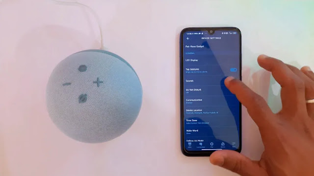 Tap gesture function in echo dot tap gesture in echo dot 4th generation
