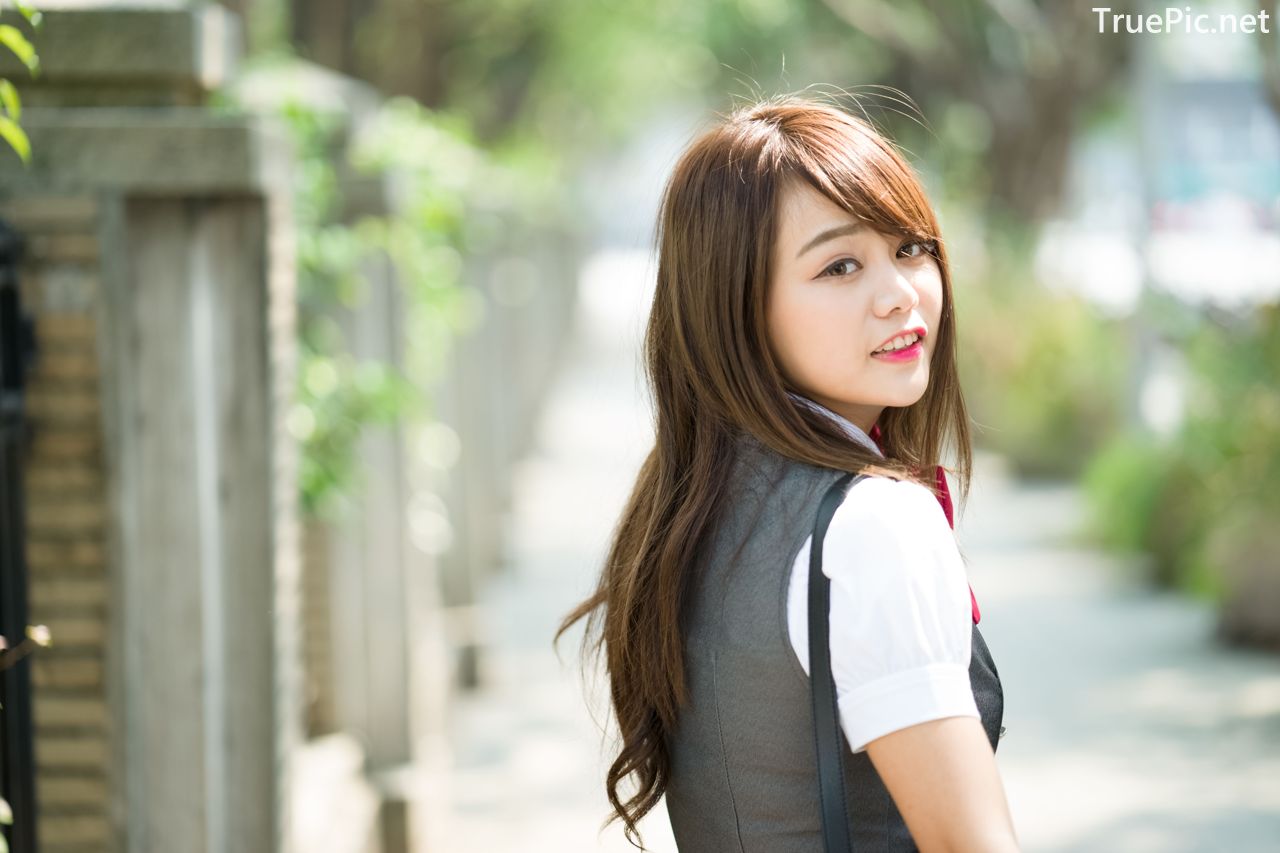 Taiwan Social Celebrity - Sun Hui Tong (孫卉彤) - A Day as Student Girl ...