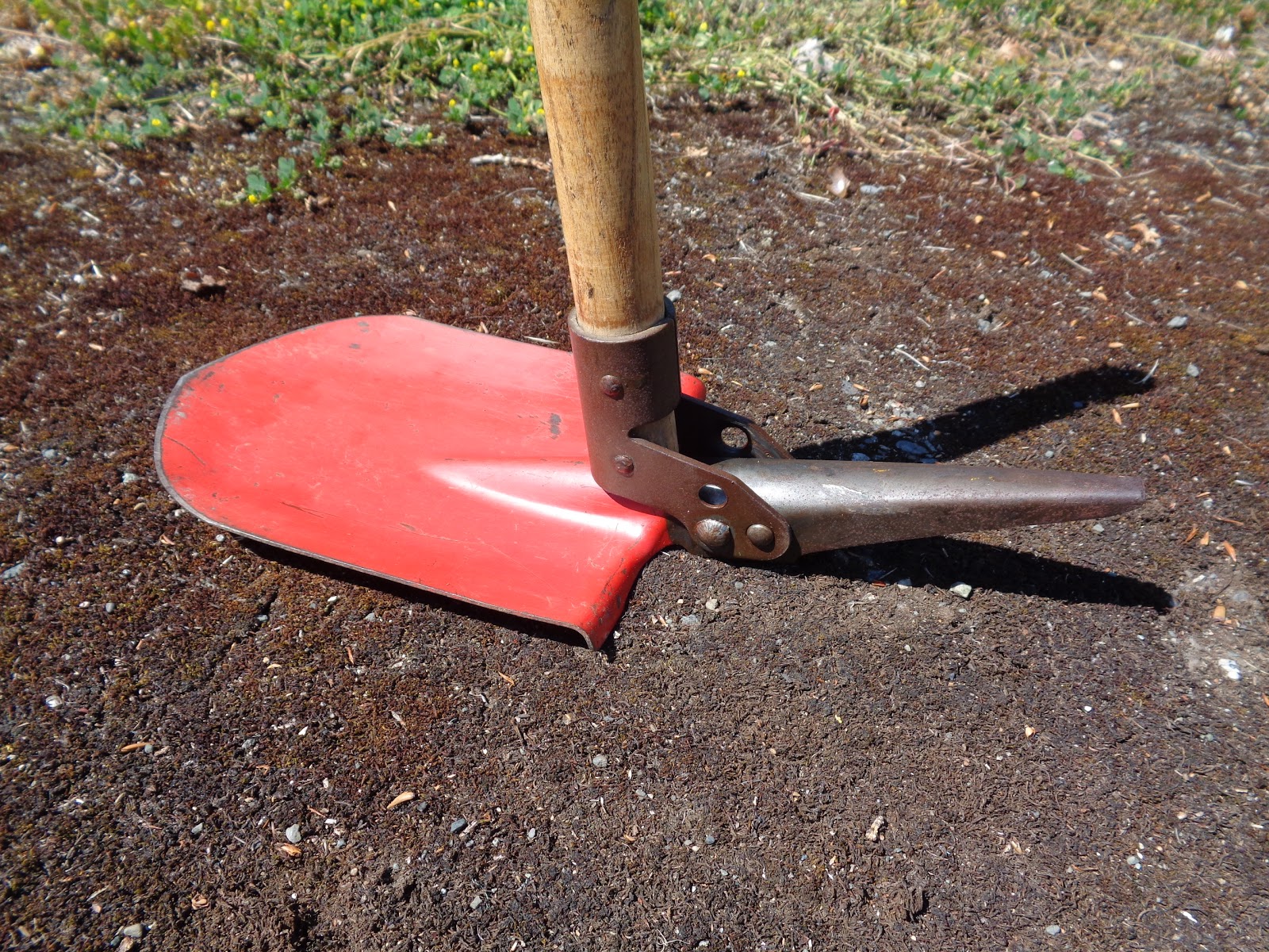 Four Bees Boy Scout Shovel, Combination Tool, Pick Hoe Shovel