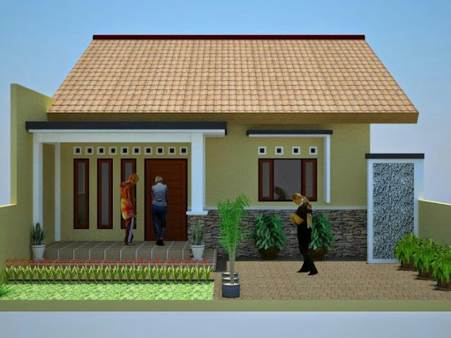 simple village house design picture