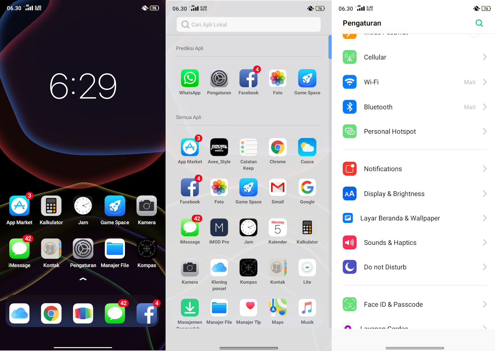 iOS 13 Pro Premium Themes for OPPO & Realme Sahabat HP Realme