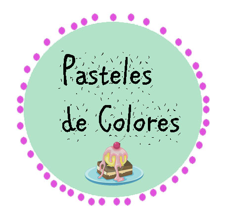 Pasteles de colores