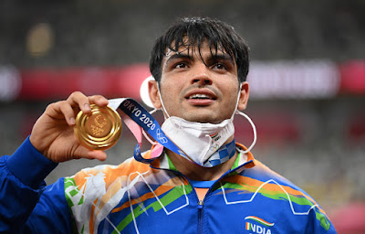 Niraj chopra wins gold at Tokyo olympics