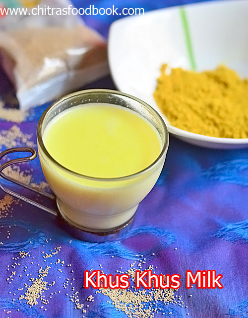 Khus Khus Milk / KasaKasa Paal Recipe Poppy Seeds Milk
