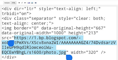 Reduce Blogger images size by editing image URL