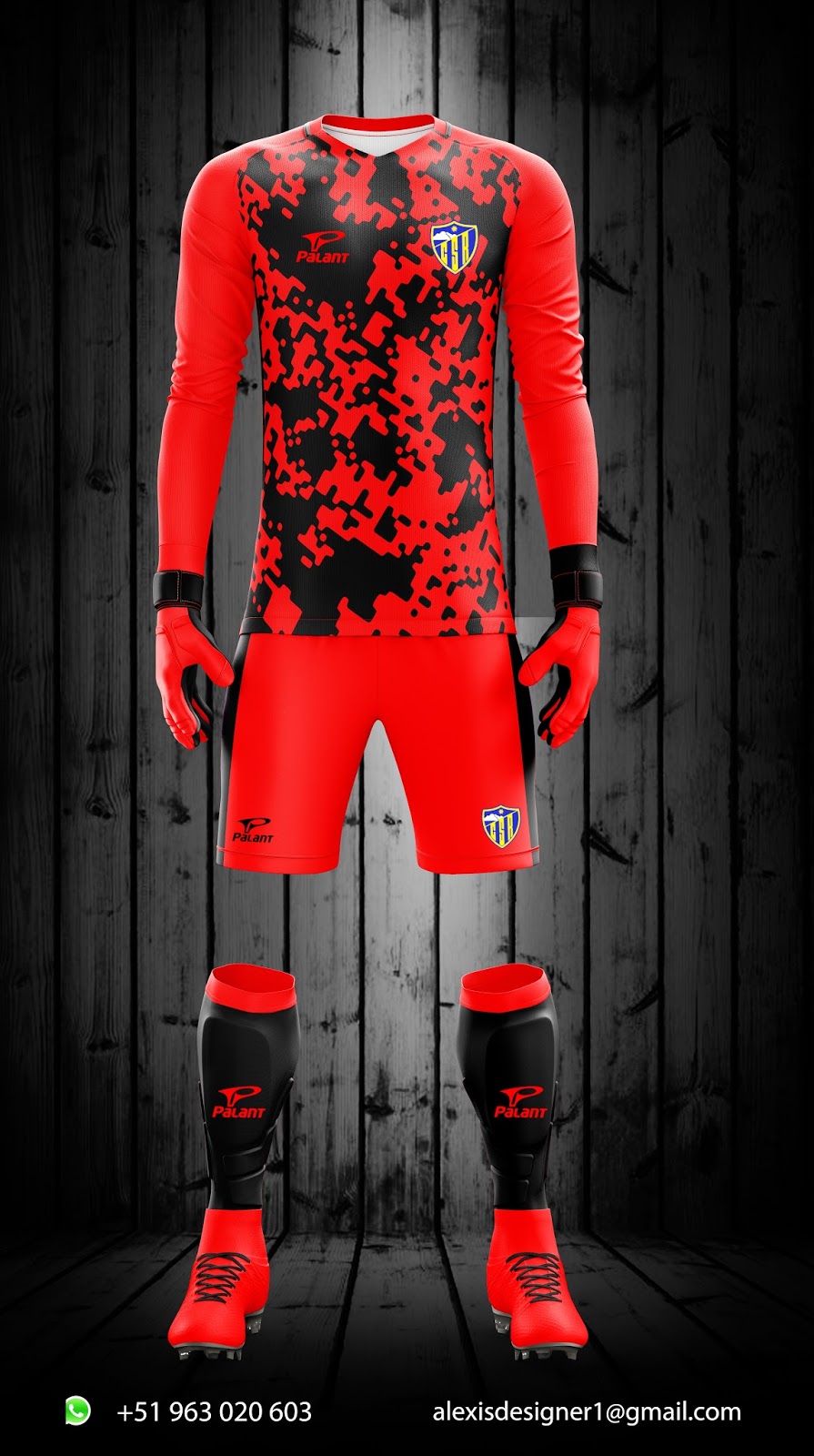 camisetas y tipografias vectorizados JERSEY PORTERO 06