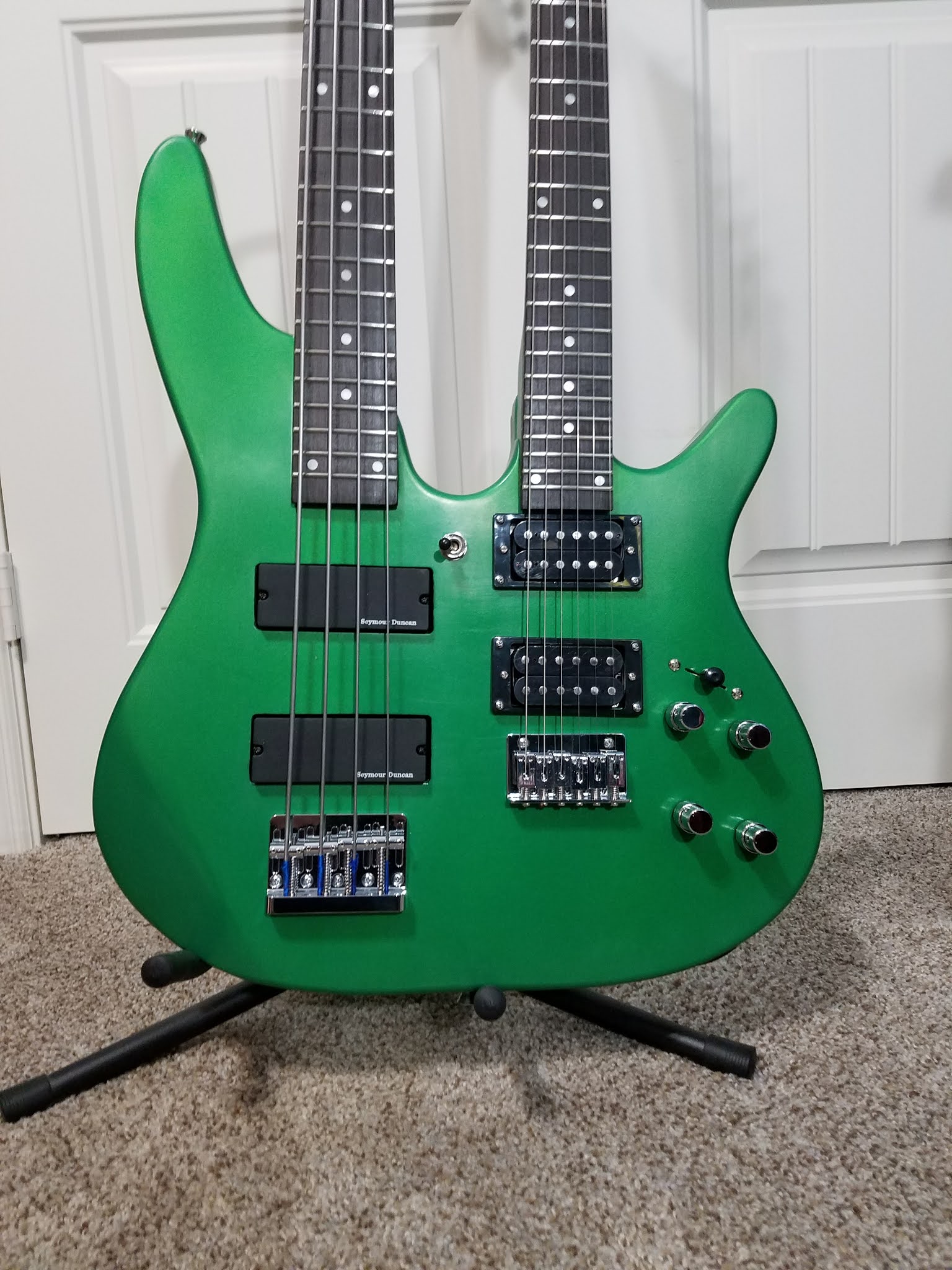 The Zen of Lion Taming The Double Neck Guitar is Finished!