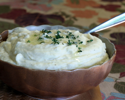 Perfect Make-Ahead Mashed Potatoes, also called Party Potatoes. The potatoes are smooth, rich and fluffy, great for serving a crowd, perfect for parties and family gatherings.