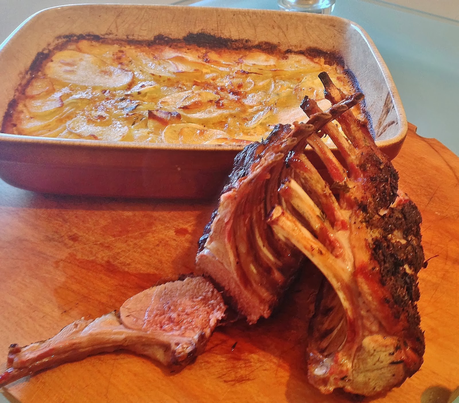 the Best Recipes Rack of Lamb with a Herb Crust served with