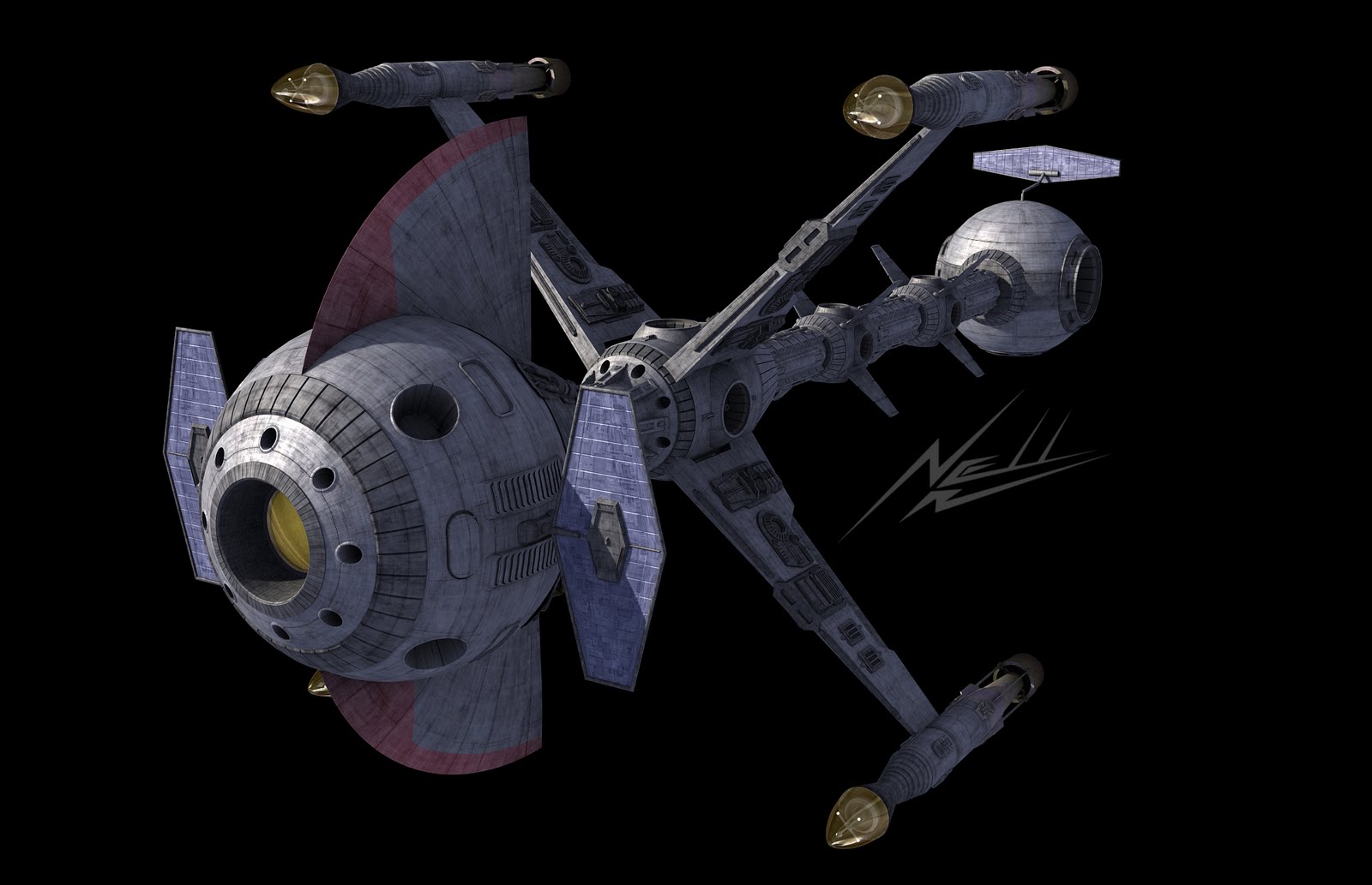 Ilustración Digital & 3D Capitán Futuro;