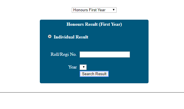 Hons 1st Year Result 2018-19