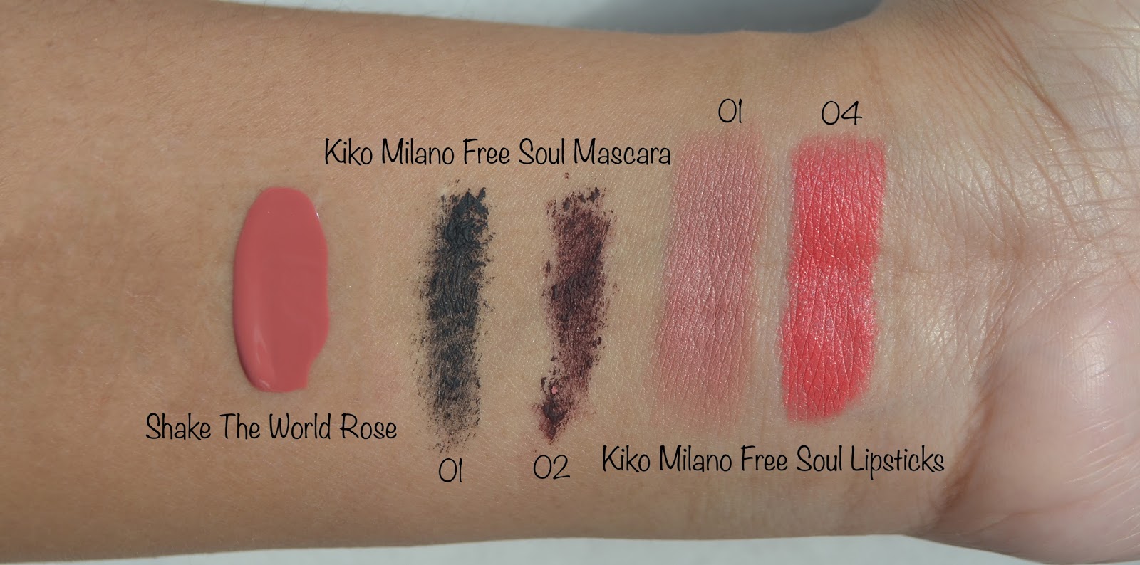 Kiko Milano Free Soul Collection review and swatches