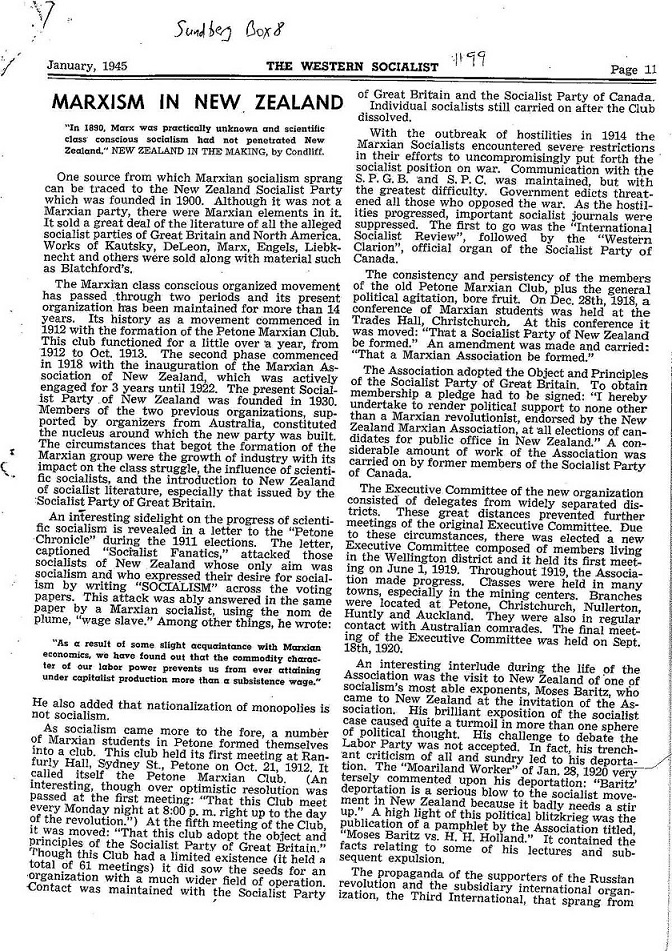 MAILSTROM World Socialist Party of New Zealand