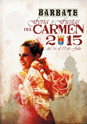FERIA Y FIESTAS DEL CARMEN - BARBATE 2015 - Flamenca en Rosa - Juan Francisco Castro Fernández