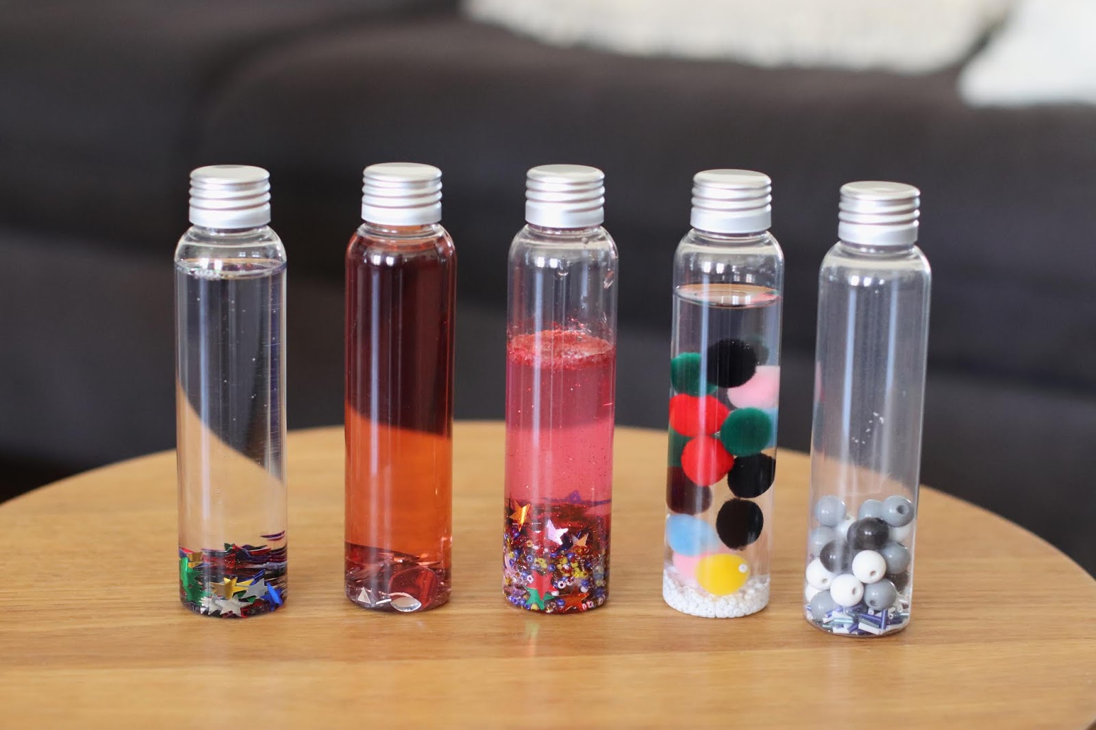 DIY - Les bouteilles sensorielles - Le bazar d'Alison - Blog